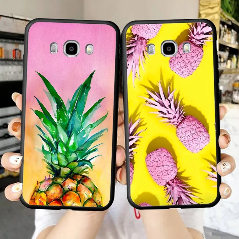 Yellow Pineapple Phone Case For Samsung J 7 plus 7core J7 ne