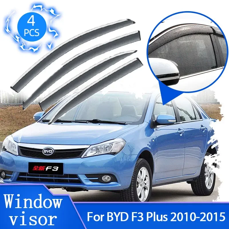 Для BYD F3 Plus L3 F5 2010 ~ 2015 дефлекторы вентиляционный тент защитная крышка защита от