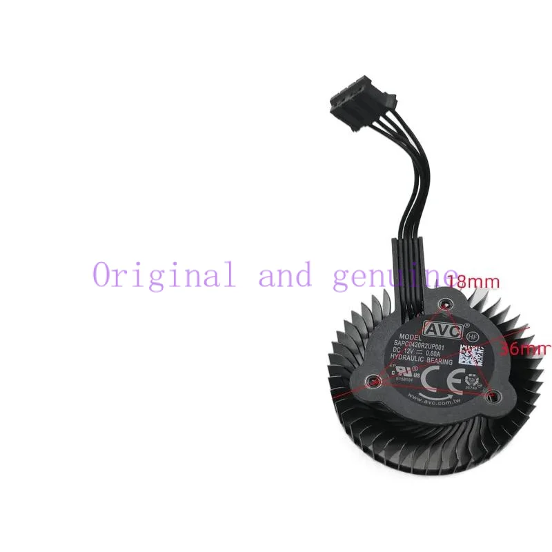 Кулер для видеокарты BAPB0420B2UP001 оригинальный охлаждающий вентилятор PNY NVIDIA Quadro RTX