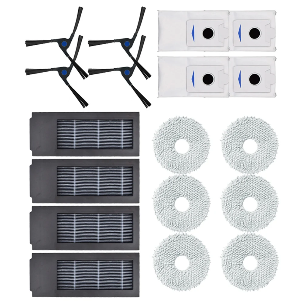 

Essential Replacement Parts Bundle for Ecovacs For DEEBOT X2 X2 Omin X2 Pro DEX86 Vacuum Cleaner Replacement Essentials