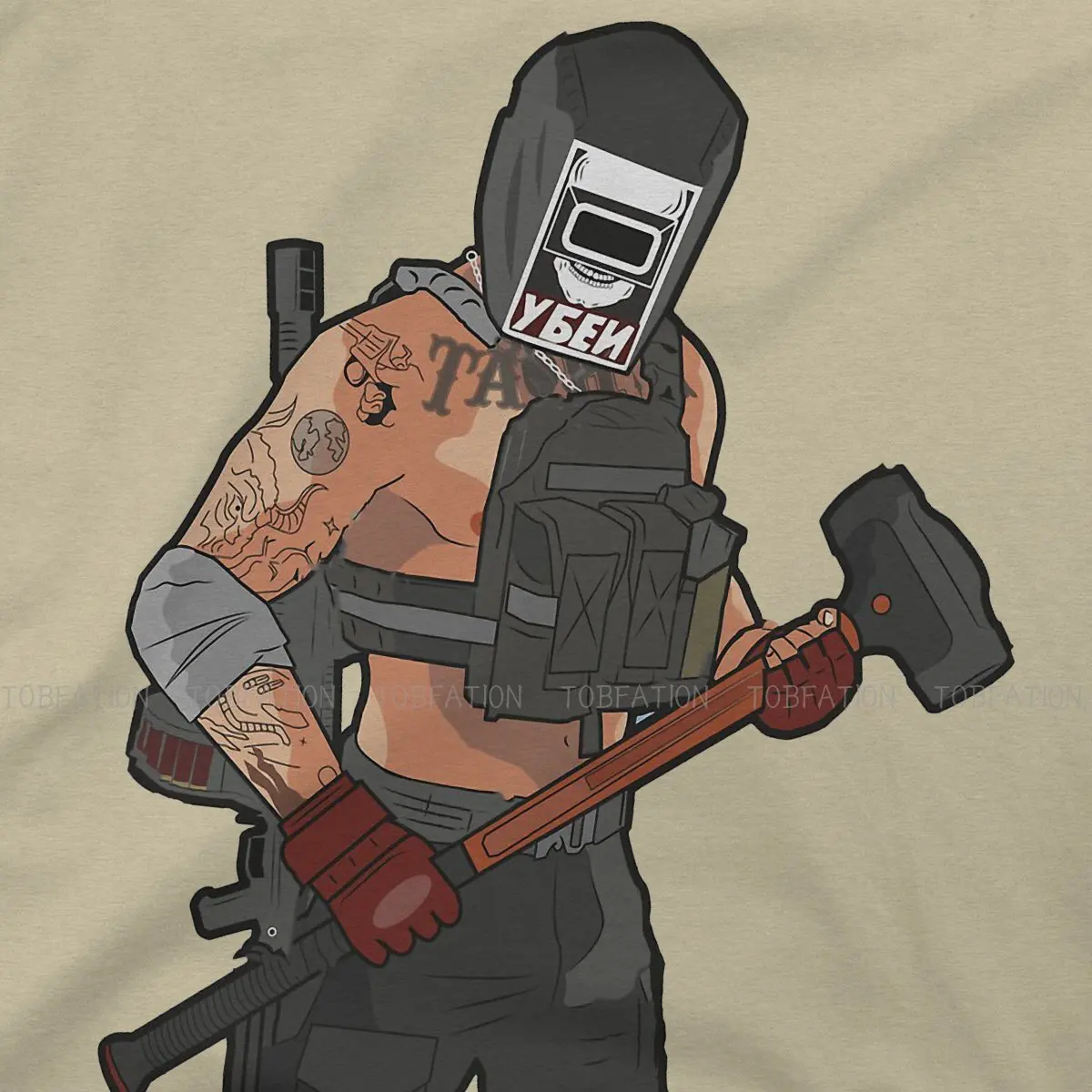 Специальная футболка в стиле тагилья из GTA для игр Побег тарков FPS ролевая игра MMO