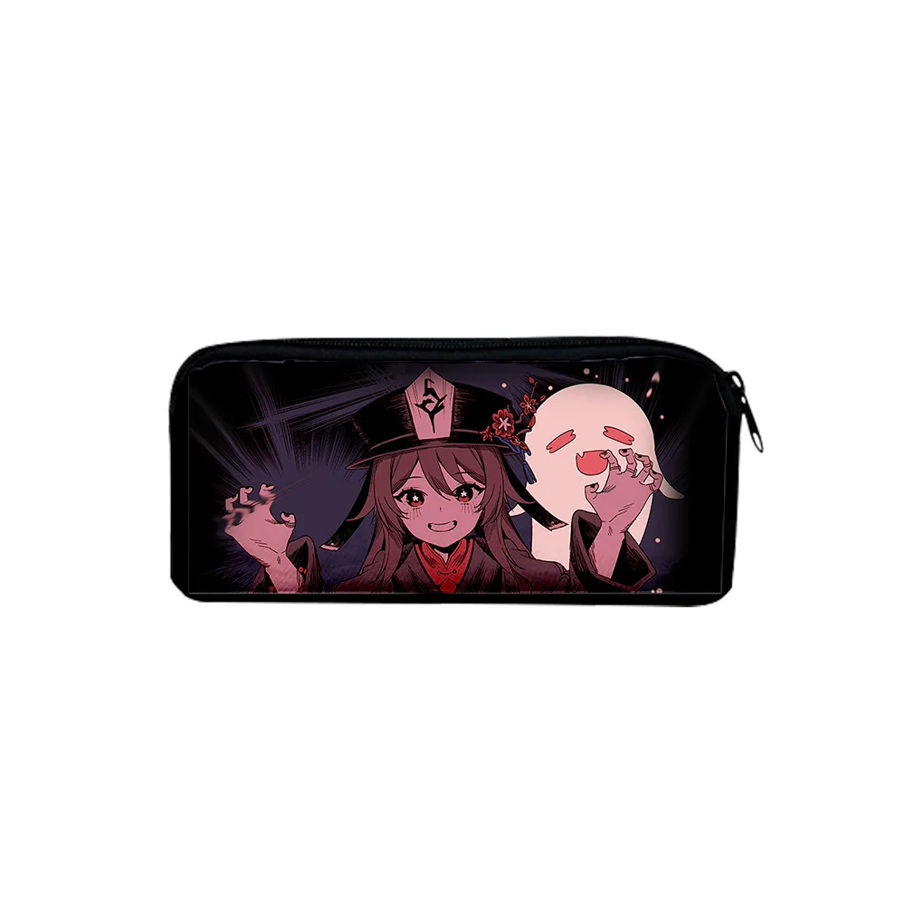 

Новая сумка для ручек Genshin Impact HuTao Xiao Venti ZhongLi kaedeхара Kazuha Kamisato Ayaka пенал для мальчиков и девочек Детские принадлежности сумка 3d