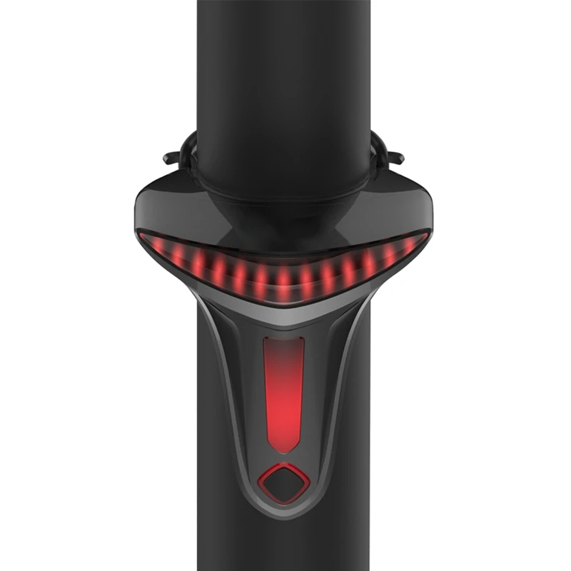 

Датчик торможения, умный задний фонарь, зарядка через USB, попадающий на землю, мигающий Предупреждение фонарь, дисплей батареи IP66