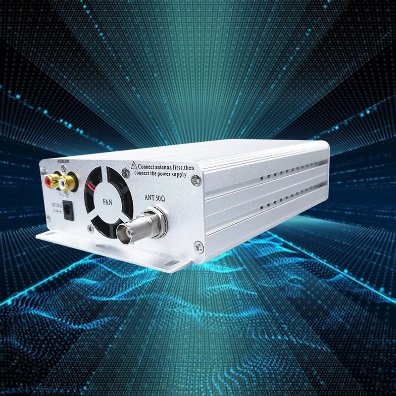 FM-передатчик стерео 15 Вт FM-радио 76-108 МГц BNC Многофункциональный удобный