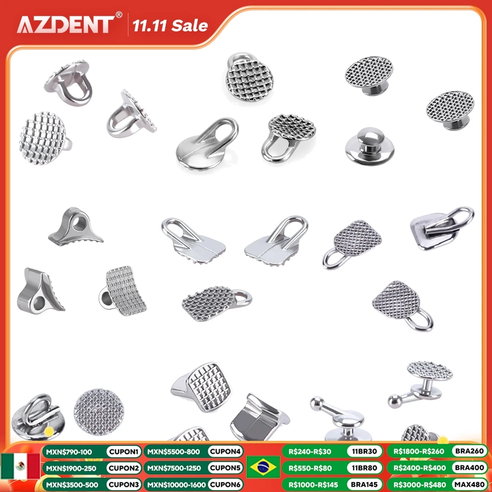 Ортодонтические одноразовые металлические/керамические 10 шт