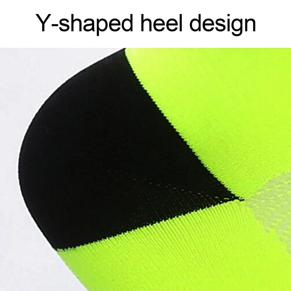 

1 Pair Practical Unisex Running Knitted Socks Cycling Socks Elastic Decrease Friction