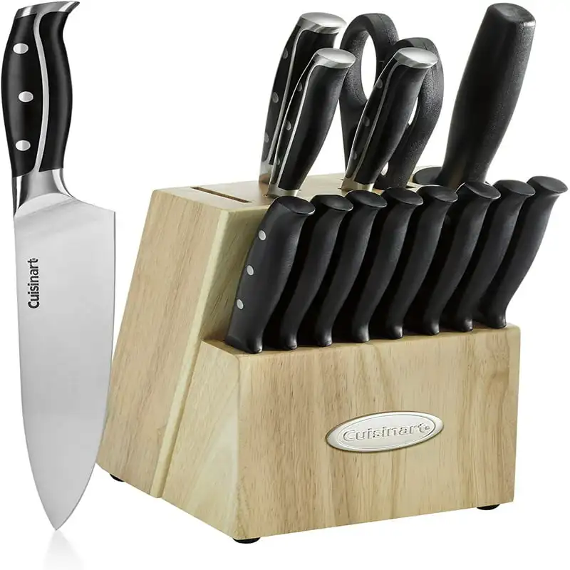 

Nitrogen Collection 15-Piece Knife Block Set, Black