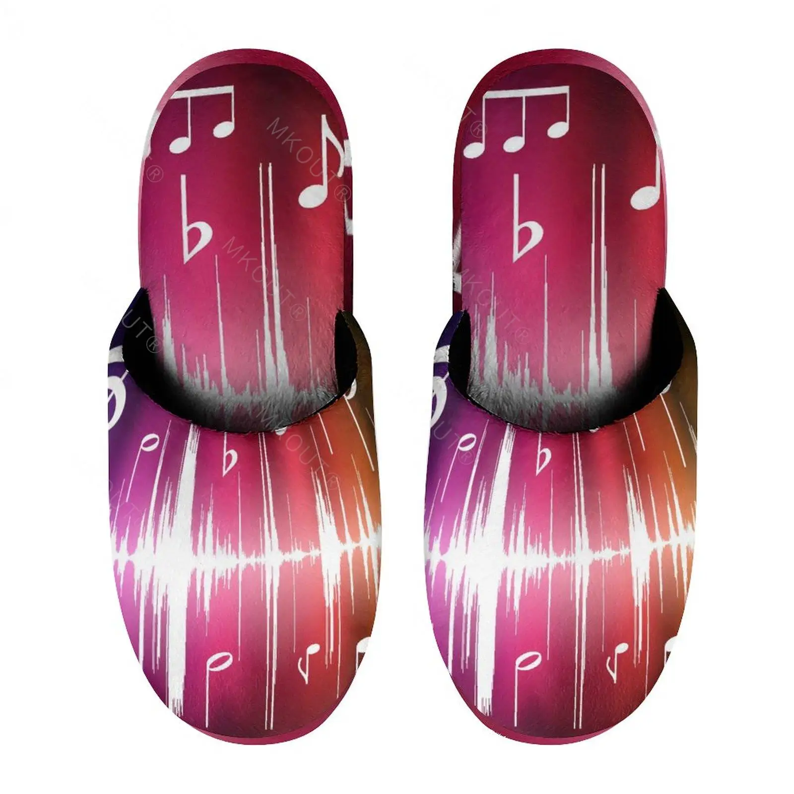 Тапки хлопковые для мужчин и женщин теплые Нескользящие на толстой мягкой