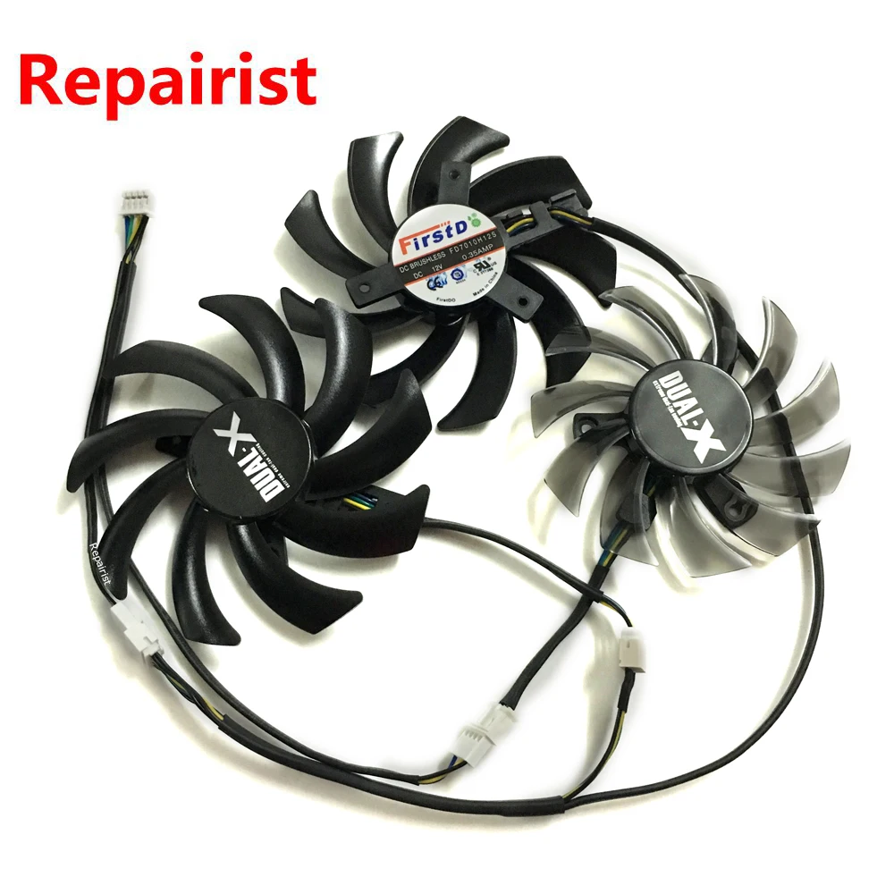 3 шт./комплект FD7010H12S вентилятор для видеокарты кулер графического процессора