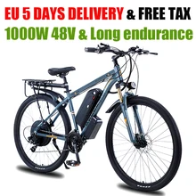 29 Inch Electric Bicycle 48V1000W High Power Motorcycle Variable Speed Bicycle Power Bicycle Aluminum Alloy e Bike