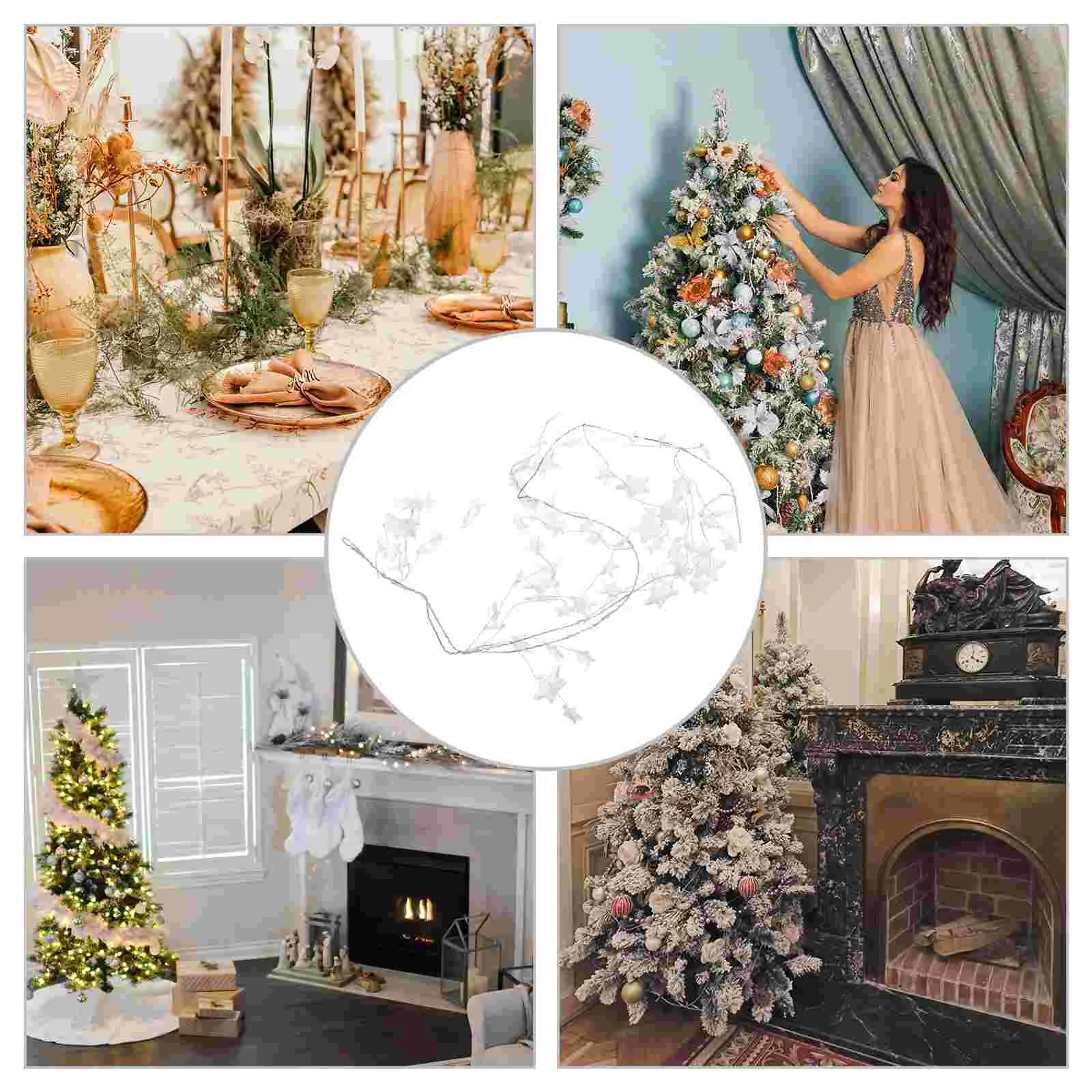 Пентаграмма из бисера акриловые подвески со звездами хрустальная гирлянда