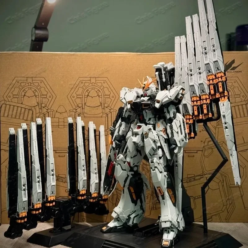 Фото В наличии: Модель NCZZW RX-93 Nu Fighter, фигурка CMM GK Style, масштаб 1/100, сборная модель, 24 см, аниме-фигурка UC, подарок №3