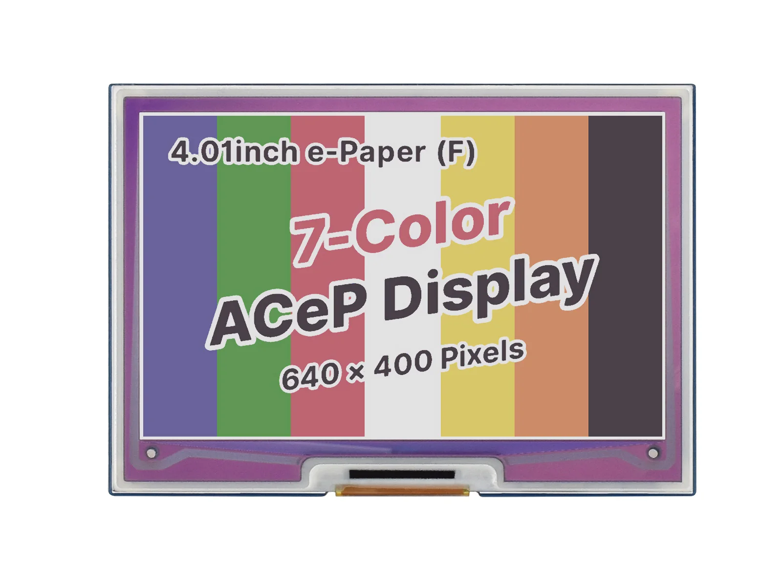 Waveshare 4 01-дюймовый 640*400 пикселей ACeP 7-цветная электронная бумага E-Ink Display HAT для Raspberry