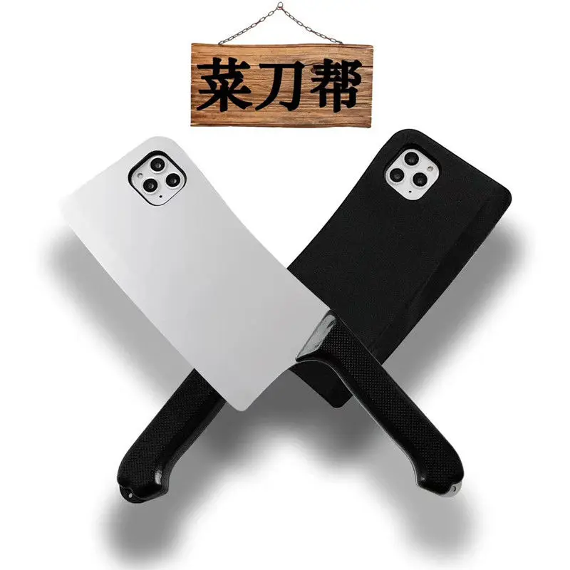 Tiktok забавный Кухонный Нож Apple 12Pro/11/13 телефон модель телефона чехол XR/Xs Max Spoof 7P/8Plus