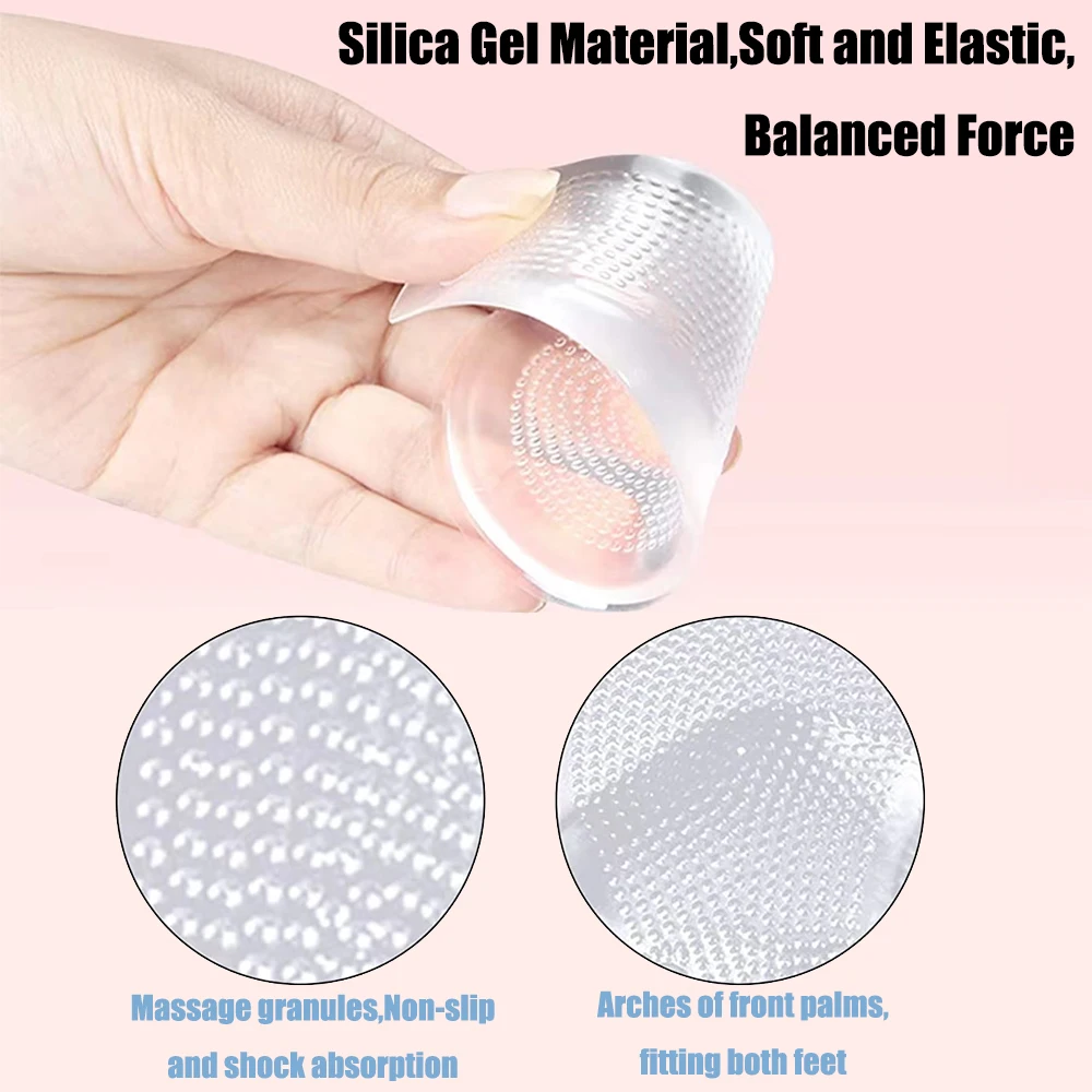 Silicone Gel Arch Support Insoles for Shoes Women Sandals Flat Foot Orthopedic Insoles for Men Plantar Faciitis Relief Shoe Pads