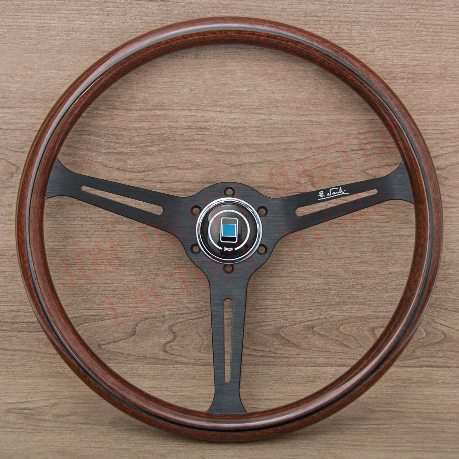 Универсальный 380 мм 15 &quotклассический винтажный деревянный руль Nardi ABS спортивный