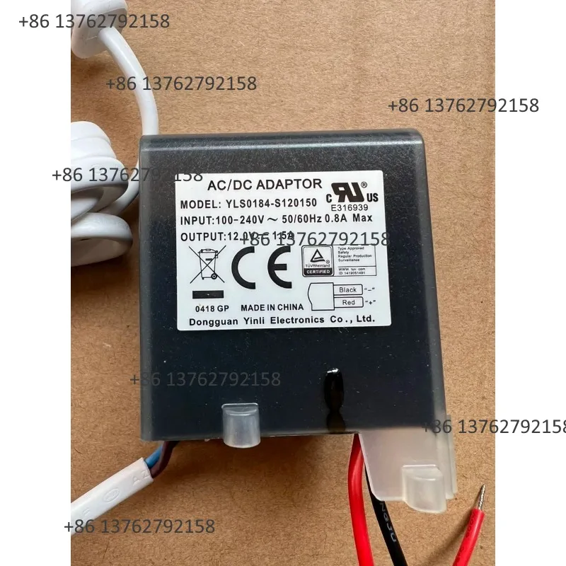 Фото Зарядное устройство 12В 1.5А YLS0184-S120150, совместимое с ирригаторами Oral-B WP660, WP662, WP670, WP674, WP676, запасные части №2