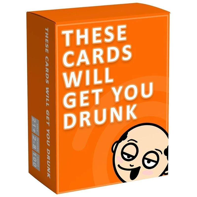 

These Cards Will Get You Drunk & Too(Expansion), Fun Adult Drinking Game for Parties, Night Party Card Games