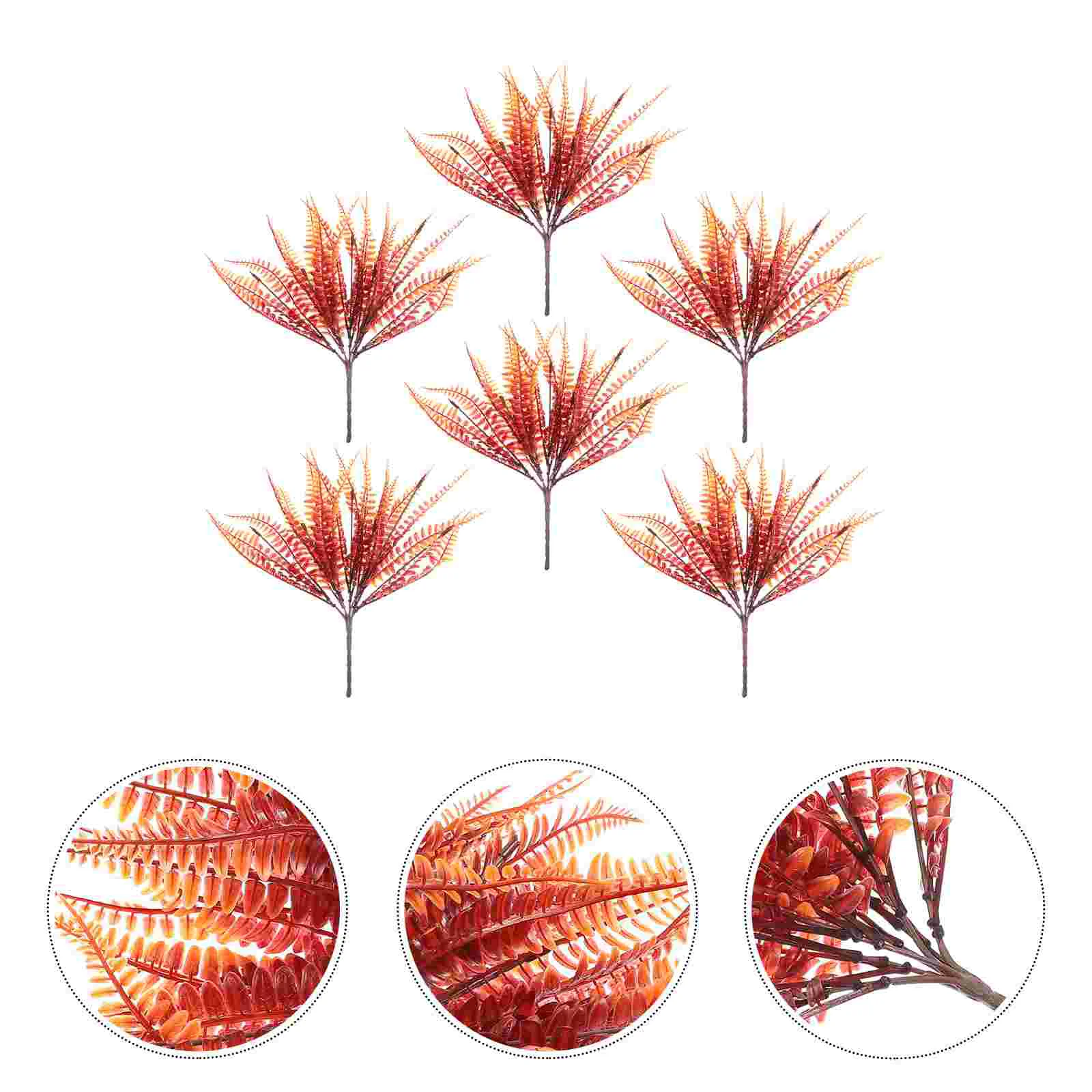 Искусственный папоротник 6 шт. реквизит для фотосъемки искусственный