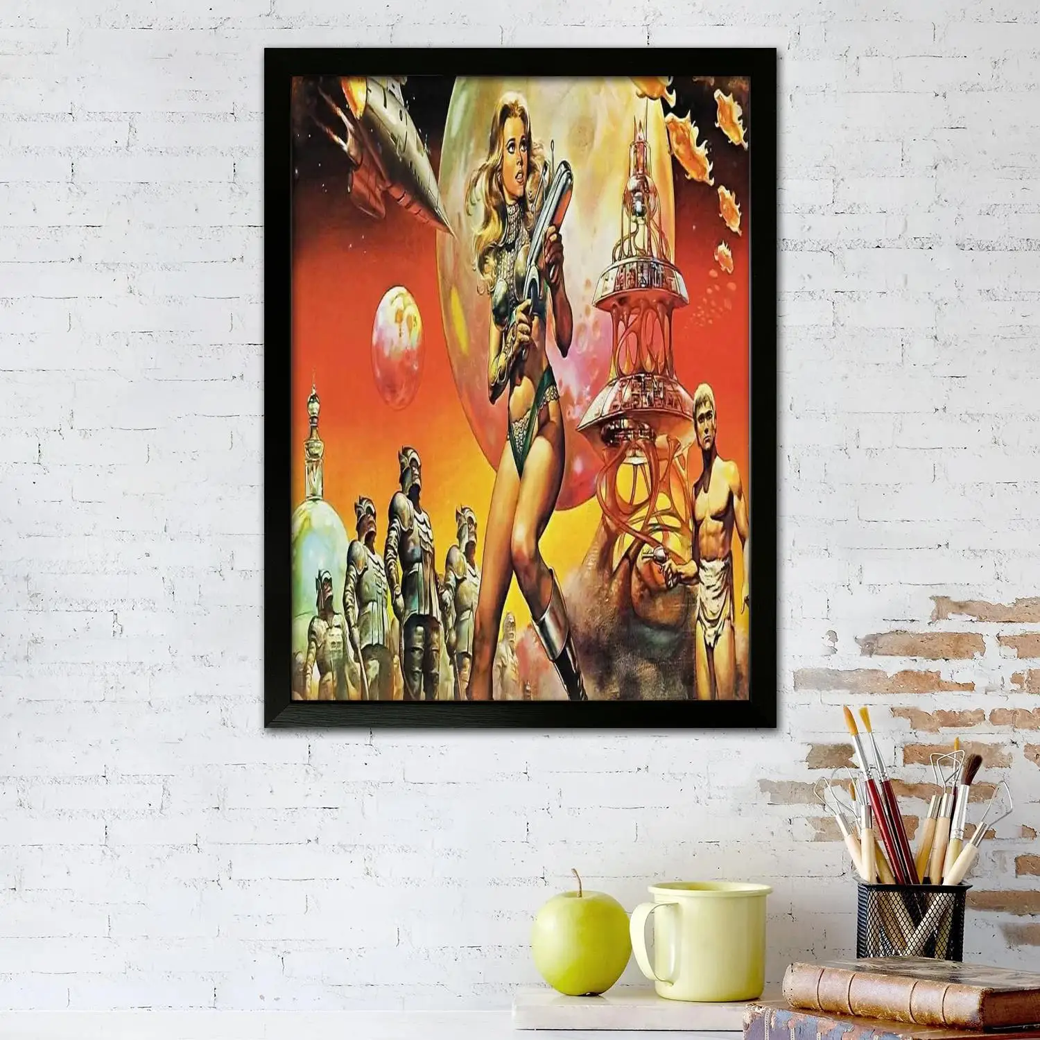 Художественный постер Barbarella печать на холсте