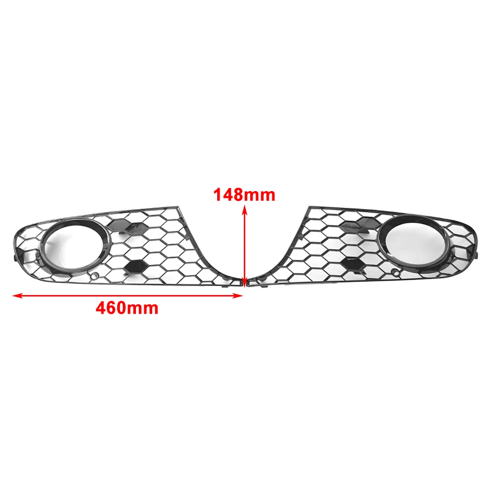 2 шт. автомобильный сотовый передний нижний бампер сетчатая противотуманная фара