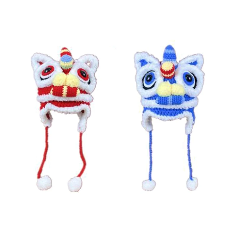 

Cute Tiger Hat Party Holiday Hat Costume for Kid Adults Handmade Crochet Hat Drop shipping