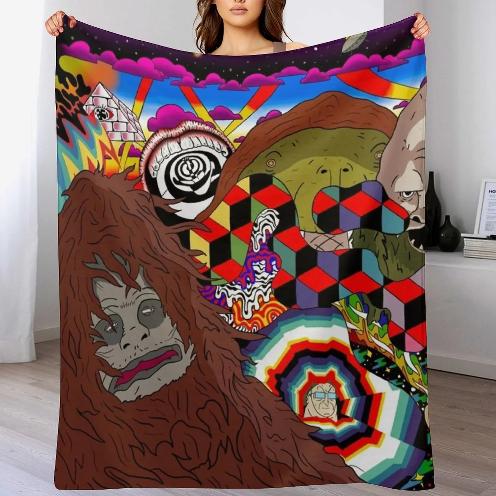 Большой бракосов настенное искусство пледы мягкие кровати для дивана