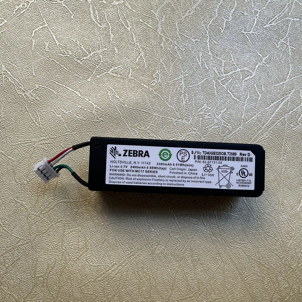 

Аккумулятор для zebra MC17 82-97131-03 TD40GE326OB T2589