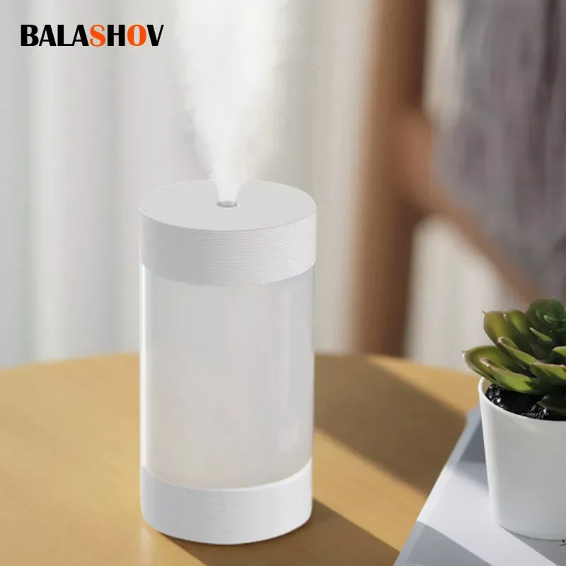 

NEW2023 300ml Air Humidifier USB Cool Mist Sprayer Aroma Oil Diffuser Purifier Freshener Colorful Night Light Humidifiers For Ho