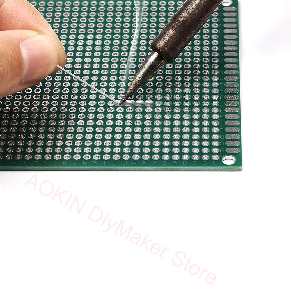 20pcs PCB Prototype Board Circuit Protoboard Universal Stripboard Prototyping Veroboard 2X8 3X7 4X6 5X7 20Pcs Each Mixed Double