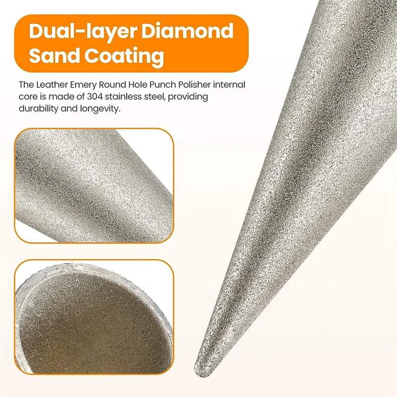 Шлифовальная машинка для кожи Круглый Дырокол 3-16 мм инструмент заточки краев