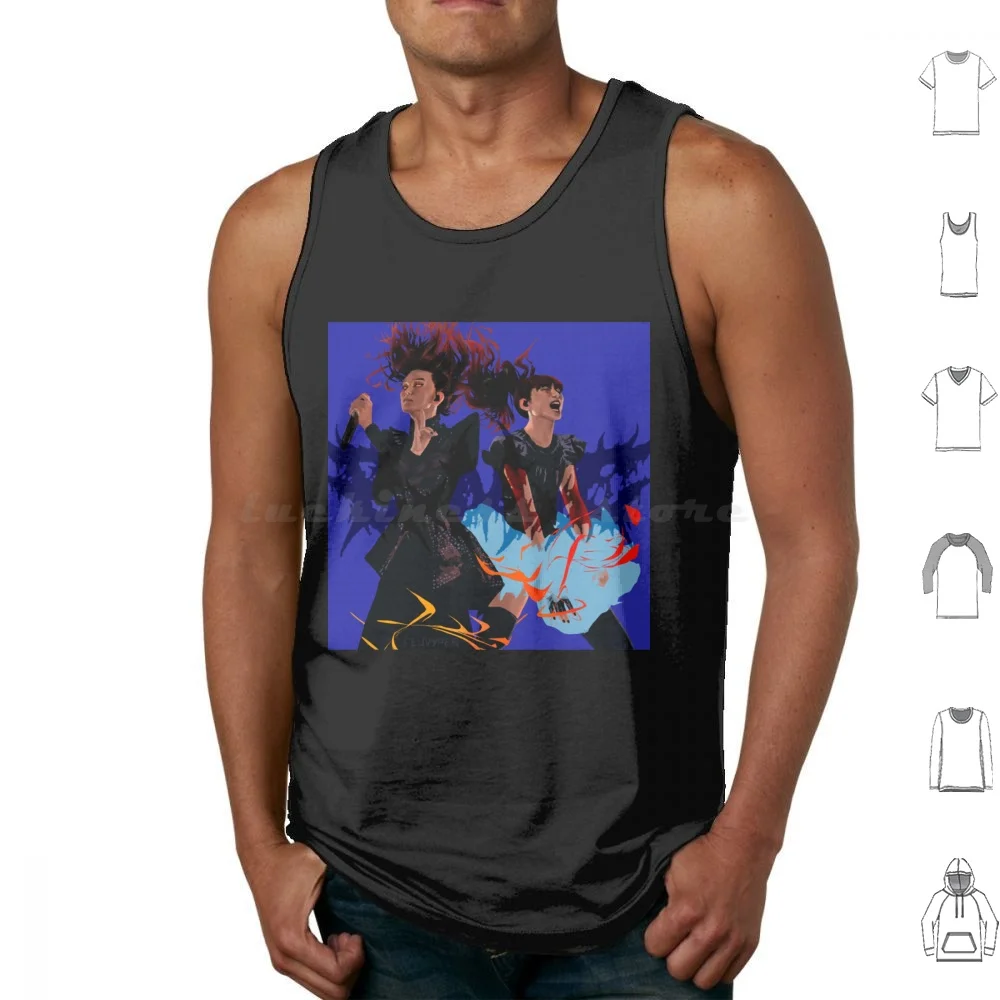 Bxmxc премиум топы хлопковые японские металлические кавайные Аниме Манга Moametal Yuimetal