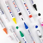 12 цветов, водостойкая резиновая ручка-маркер, черная ручка для рисования с низким запахом, ручка для шин, фотоальбом сделай сам, ручка-маркер для граффити, белый маркер для рисования