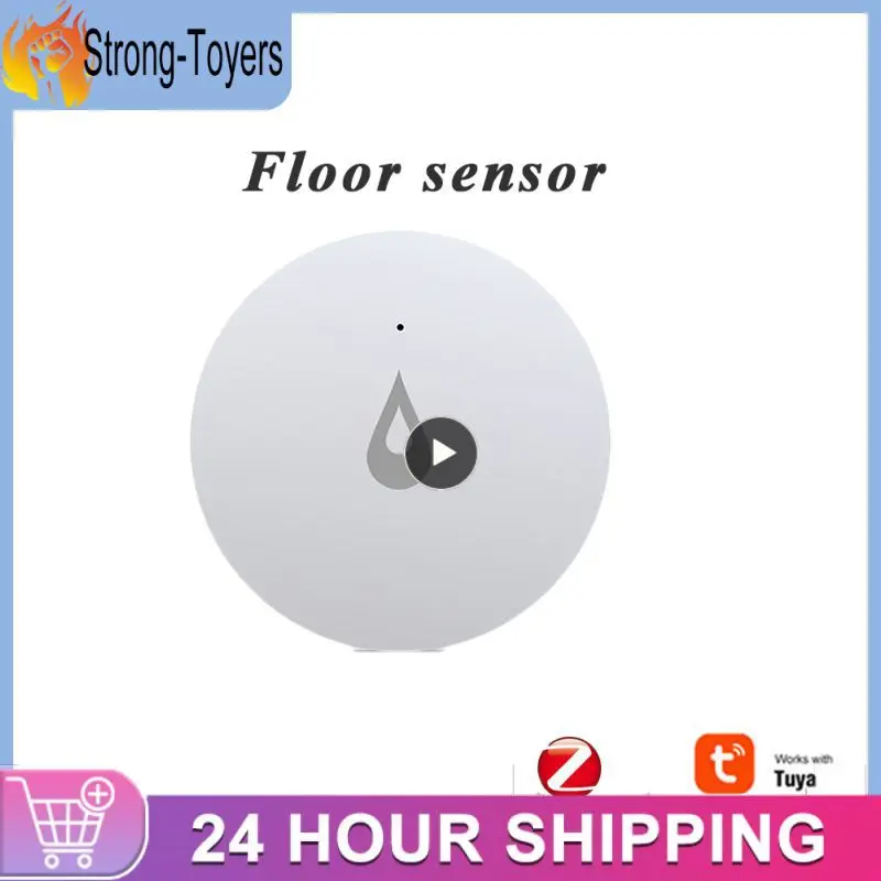 

Tuya Water Tank Full Linkage Alarm Smart Home Flood Sensor Smart Life Water Leak Detector Remote Monitoring Zigbee Gateway Need