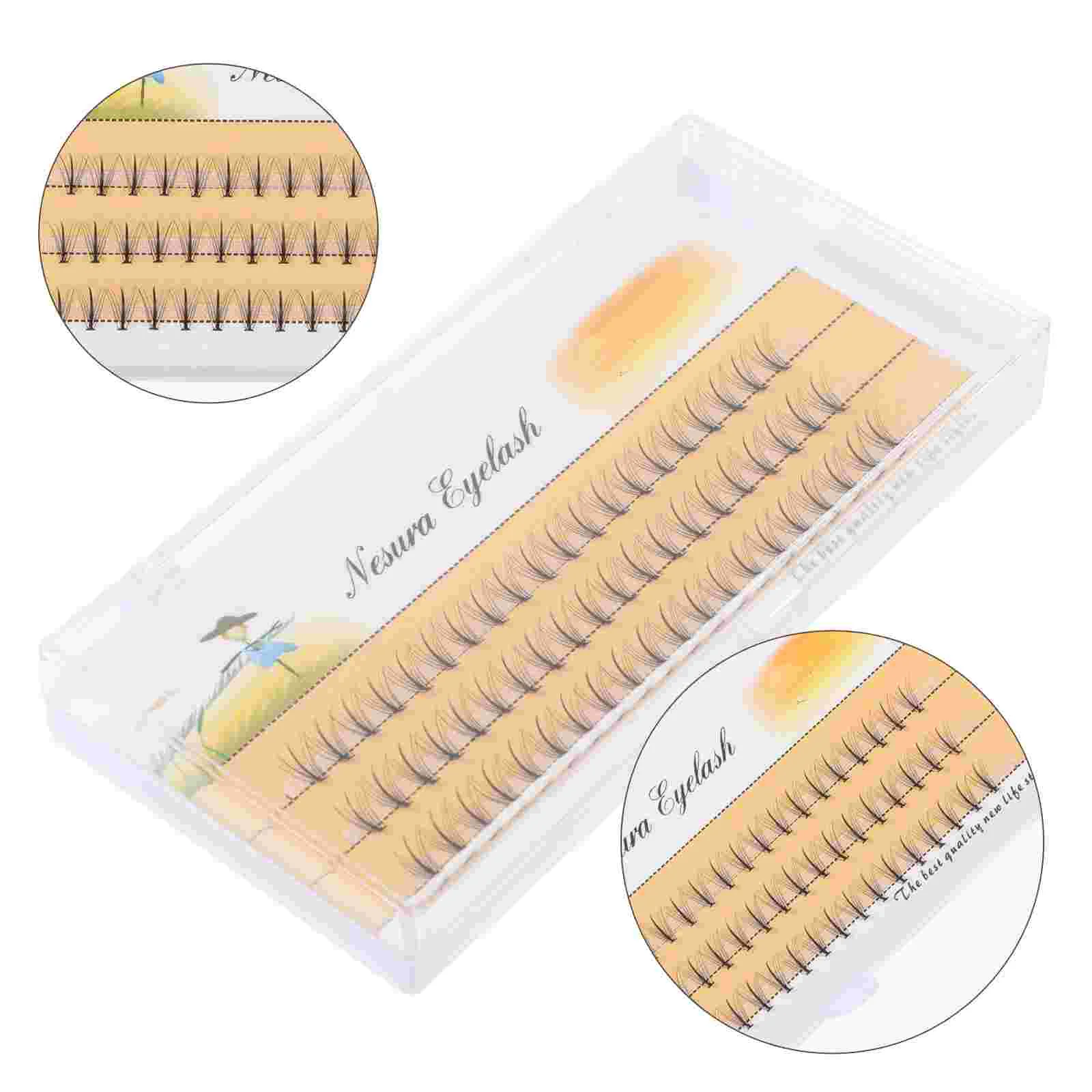 

Lashes Eyelashes False Eyelash Natural Fake Clusters Grafting Individual Faux 3D Strip Artificial Fluffy Extension Looking