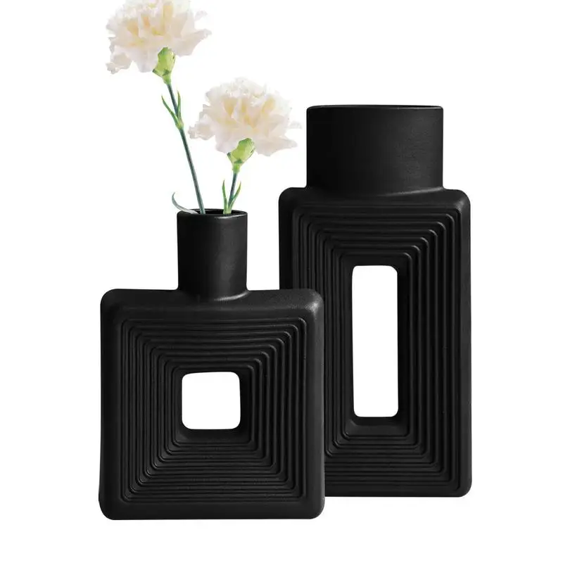

Ceramic Vase Floral Vase With Holes Decorative Vase For Flower Arrangement Decorative Hydroponic Plants Decorative Dried Flowers
