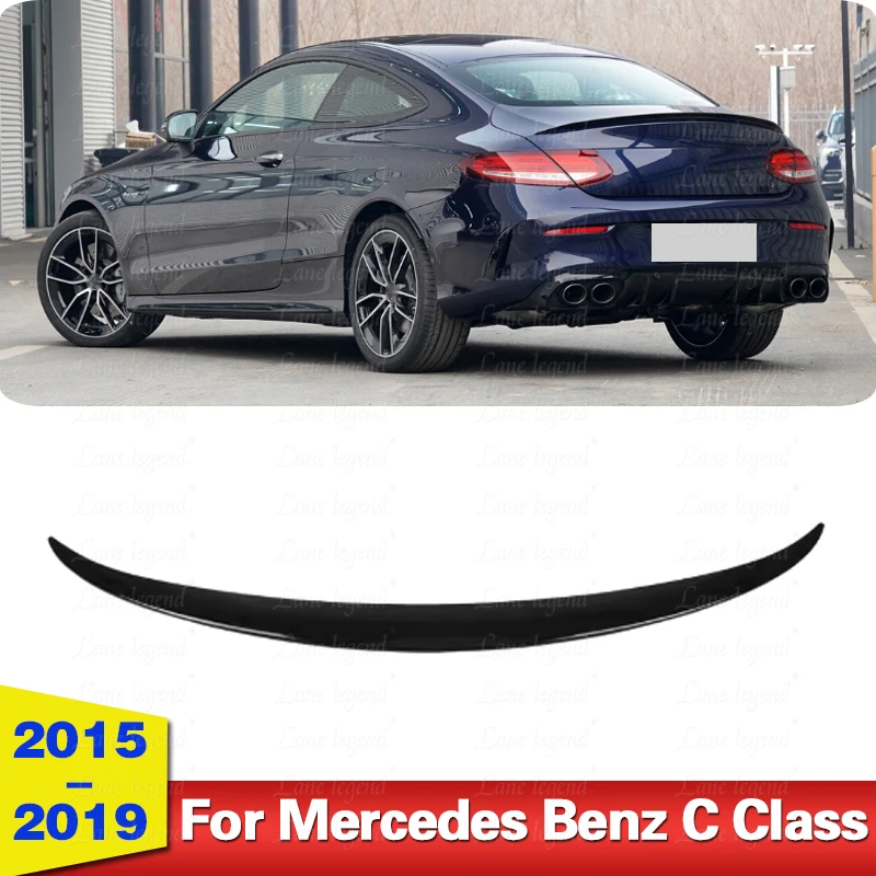 Для Mercedes Benz C Class Coupe W205 C205 2-дверный 2015-2021 C43 C63 AMG C180 C200 C300 C350 задний спойлер крыло