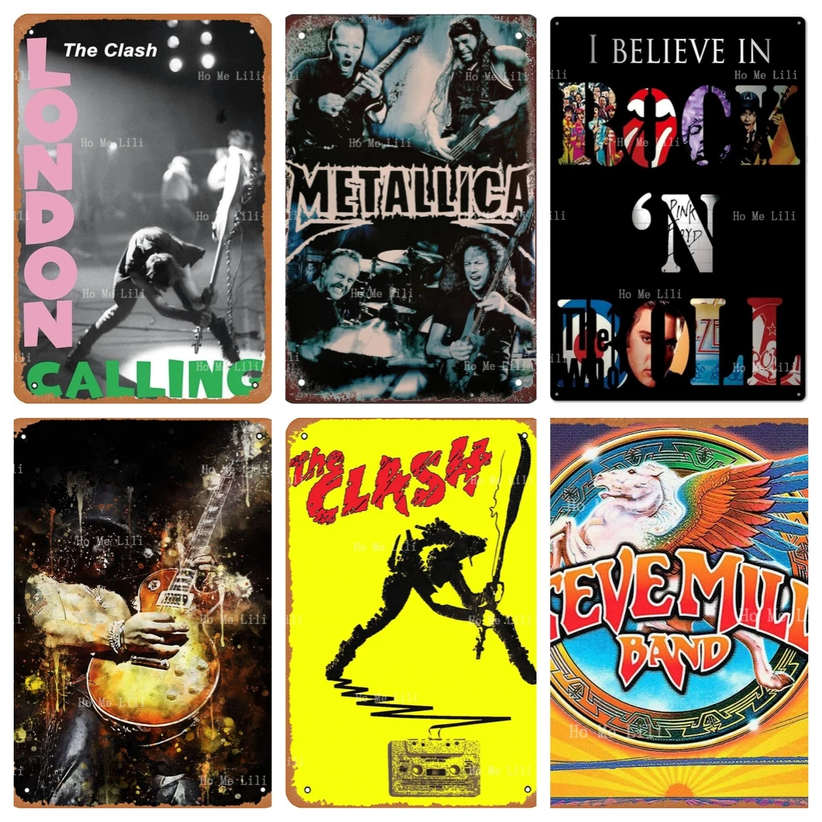 Классический постер рок Yitachi Стив Миллер группа знаменитости музыканты