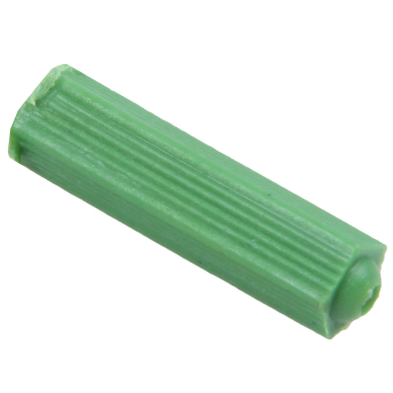 500 Pcs Green Masonry Screw Fixing Wall Anchor Plugs 6mm x 27mm Retail | Anchors