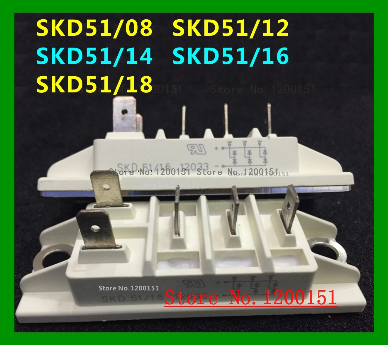 Модули SKD51/08 SKD51/12 SKD51/14 SKD51/16 SKD51/18
