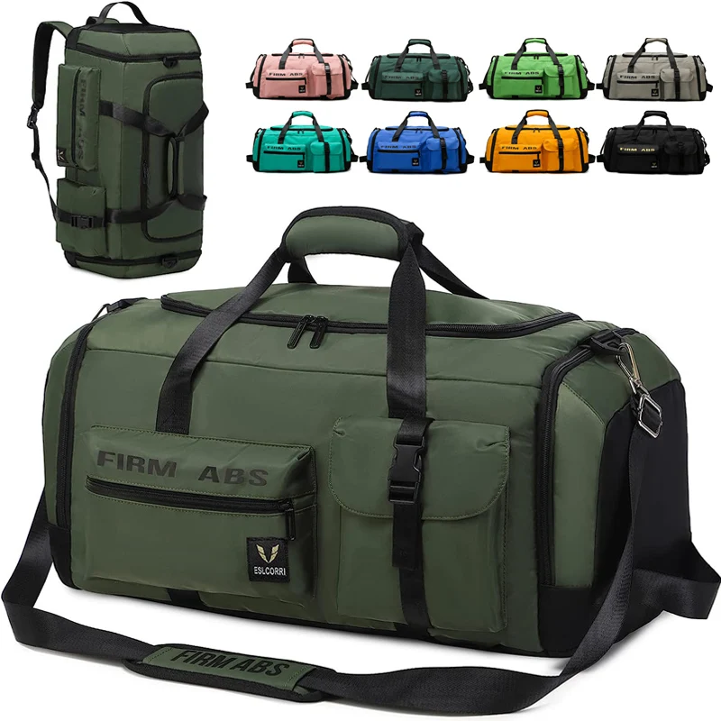 65L Duffel Travel Bag 3 In 1 Large Multipurpose Waterproof Backpack for Sports Gym Swimming Yoga Bag Outdoor Bag Camping Bags