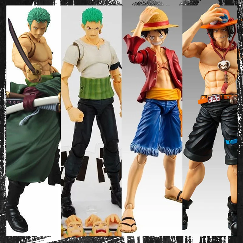 

Sh Figuarts One Piece Anime Figure Luffy Action Figurine 18cm Roronoa Zoro Moveable Toy Room Decoration Christmas Gift