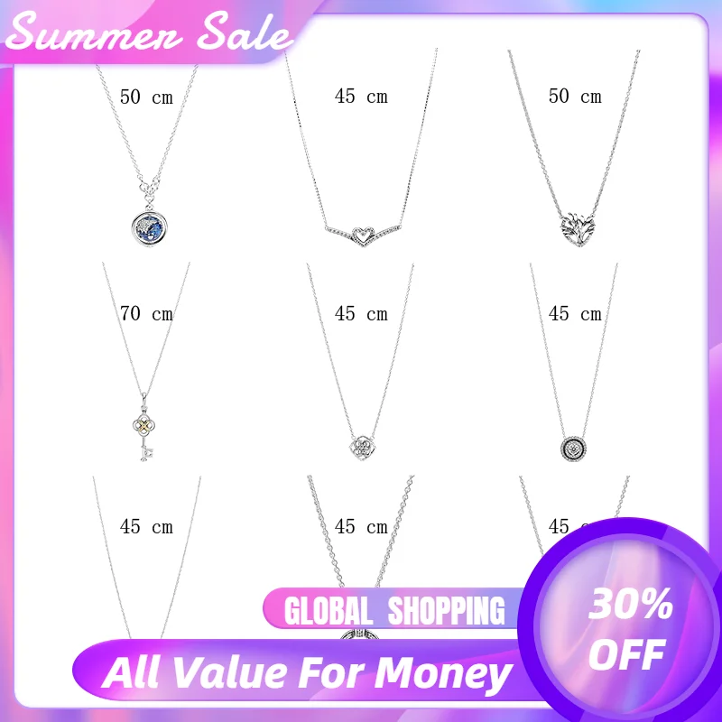 

Ожерелье женское из серебра 925 пробы, с подвеской в виде земли