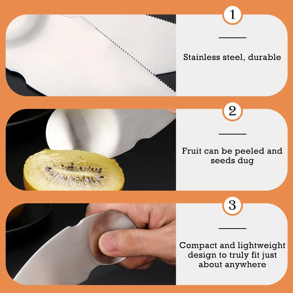 Слайсеры для фруктов киви из нержавеющей стали кухонные инструменты авокадо