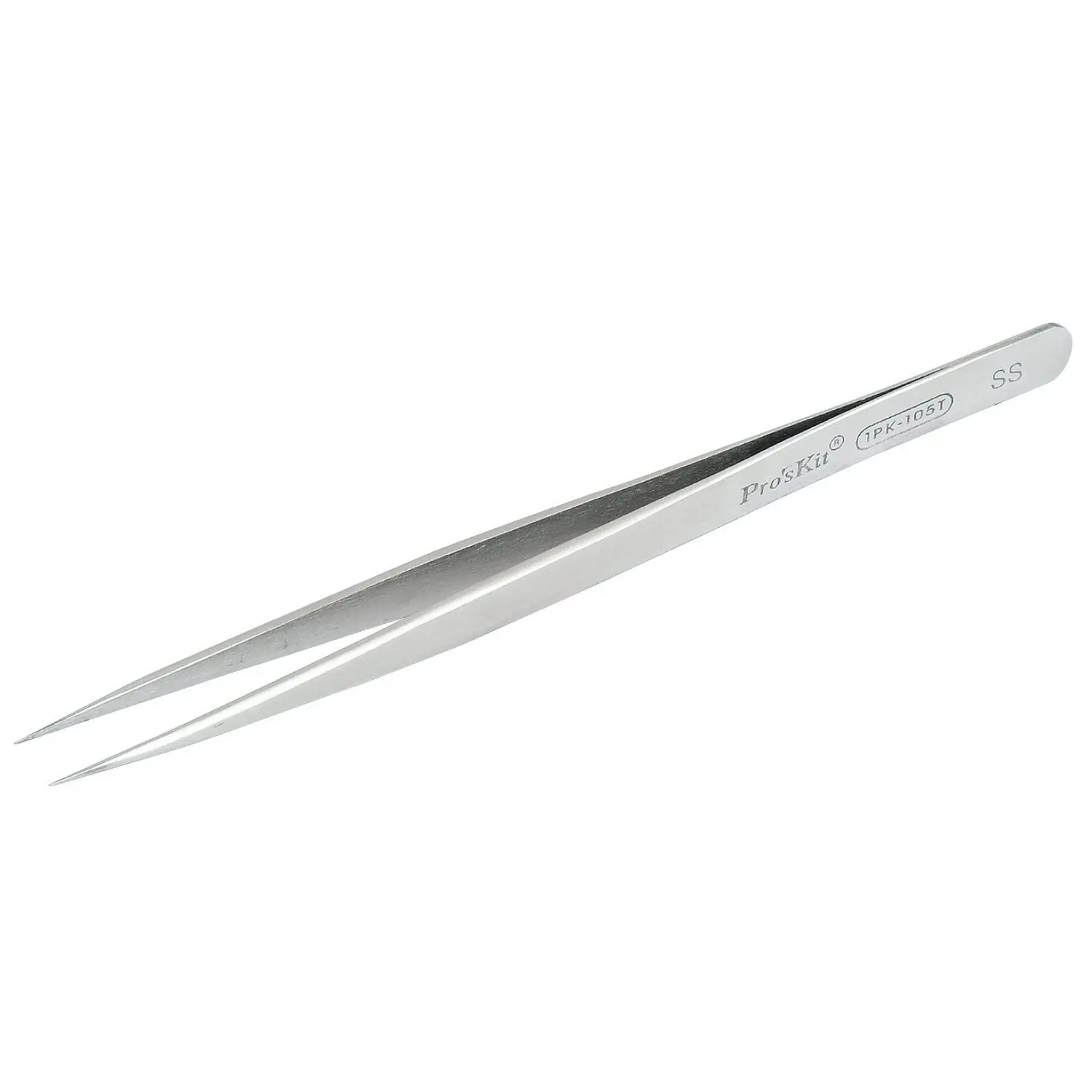 

Pro'skit 1PK-105T Stainless Steel Antimagnetic Long Tip Tweezers (140mm)