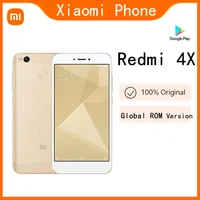 original Xiaomi Redmi 4X smartphone 4000mAh Snapdragon 435 Android cellphone Global ROM support google play multi language