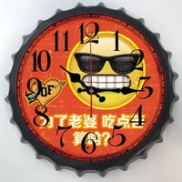 beer cover wall clock tin signs retro metal sign plaque metal vintage wall decor garage bar pub decorative plate iron painting 3