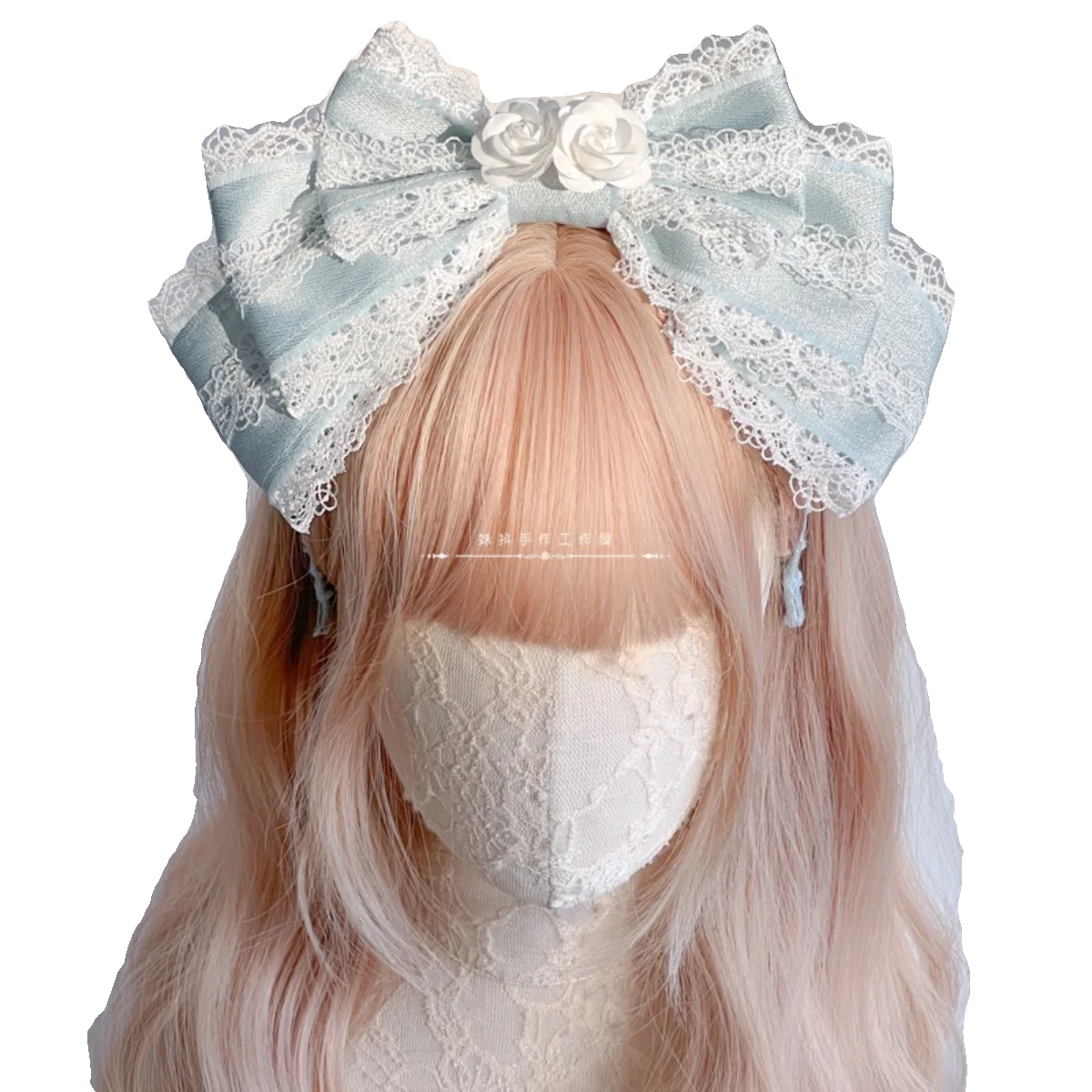 Оригинальная Кружевная повязка на голову ручной работы в стиле &quotЛолита&quot Kc