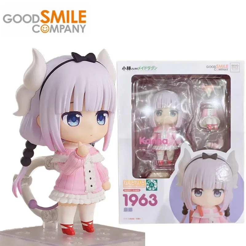 Хорошая улыбка Подлинная Nendoroid Miss Kobayashi's Dragon Maid аниме фигурка ГСК каннакамуй