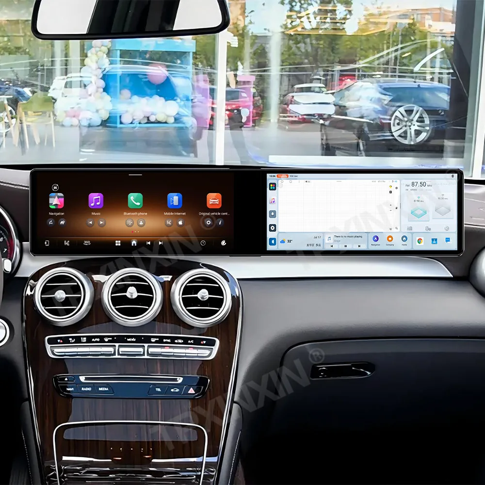 Фото Цифровая приборная панель + Android 13 для Mercedes-Benz GLC 200 260 300 2015~2021, мультимедийная GPS-навигация, автомобильная магнитола, стереоприемник, головное устройство №3